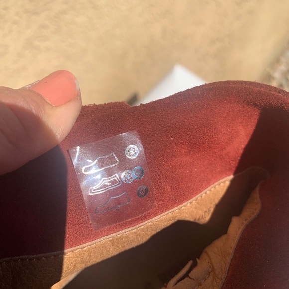 Birkenstock Luton port wine suede boots size 37 L - Picture 14 of 16